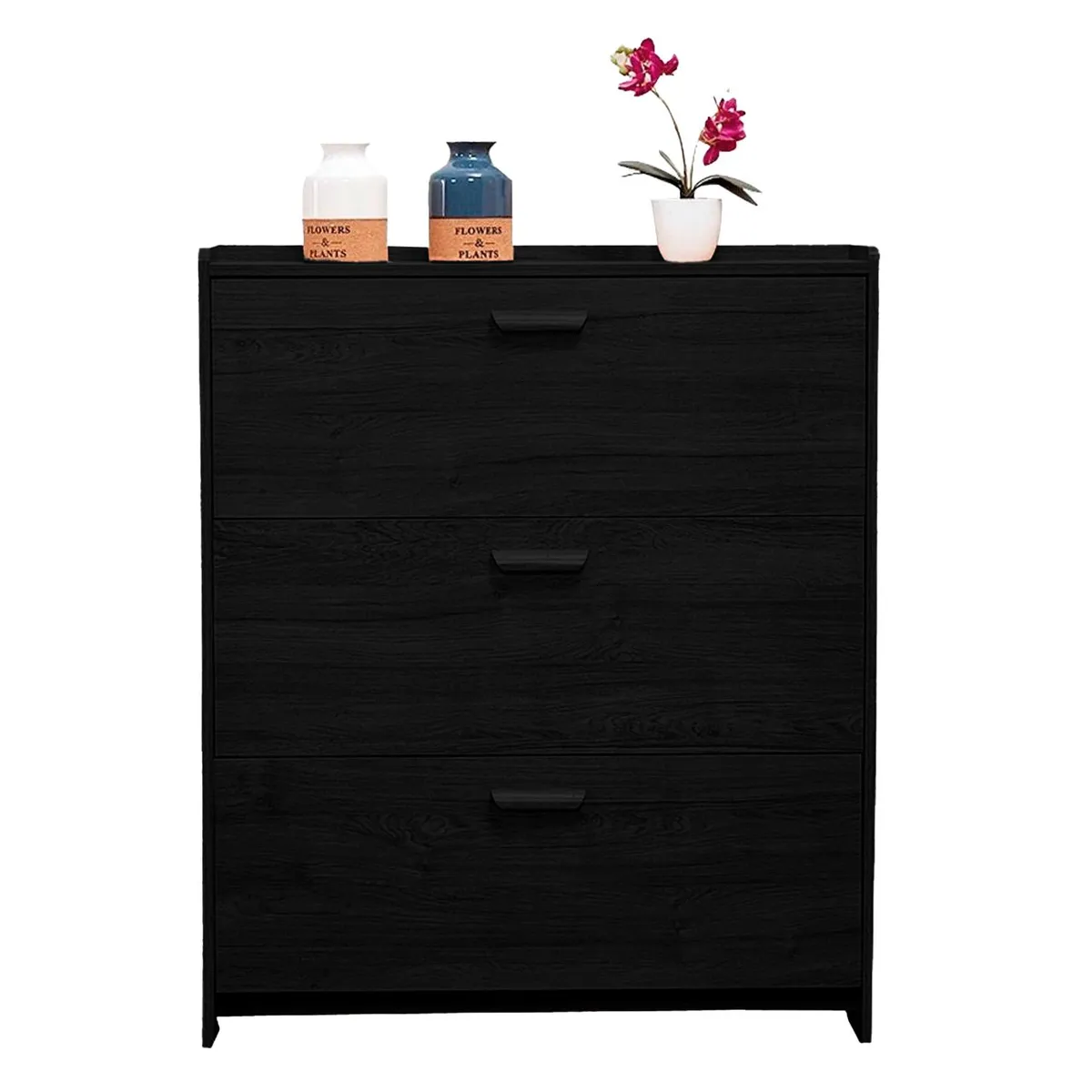 GLOBAL LATIN GROUP - Mueble Zapatero Organizador Estante para Zapatos VTRIN - Negro - Tamano Unico