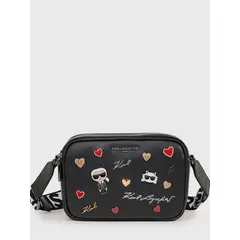 KARL LAGERFELD - Cartera cruzada con pines - Maybelle
