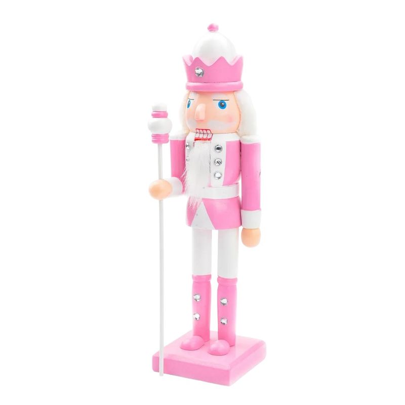 ANGELES DEL HOGAR - CASCANUECES NAVIDEÑOS DE MADERA MULTICOLOR 50CM
