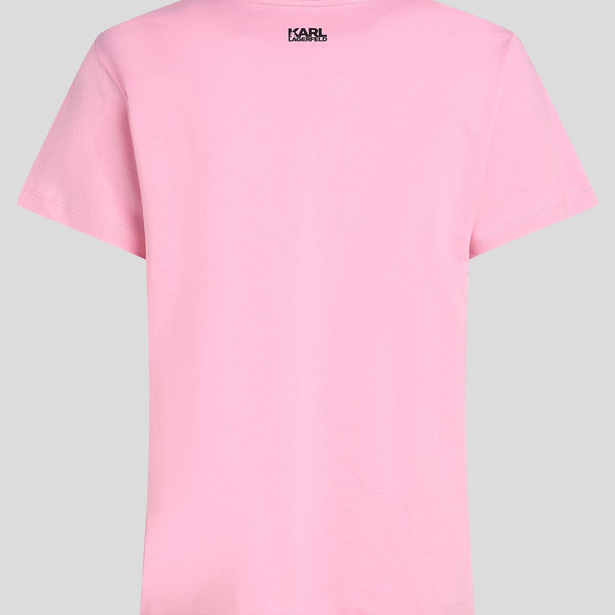 KARL LAGERFELD - Polera varsity con logotipo bordado