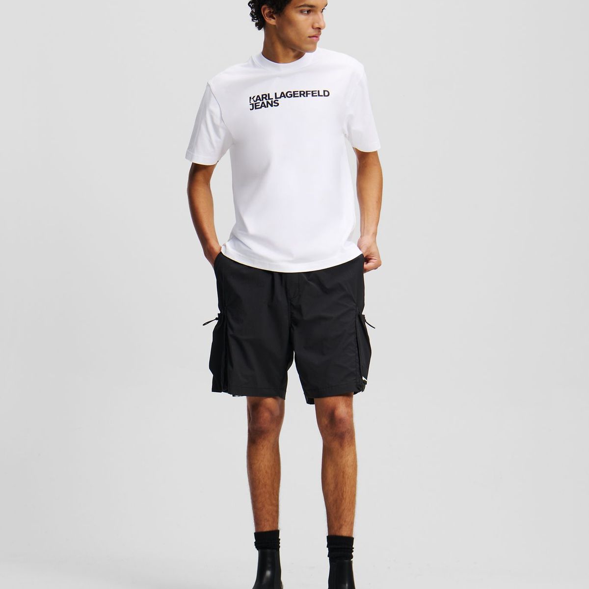 KARL LAGERFELD - Polera regular essential