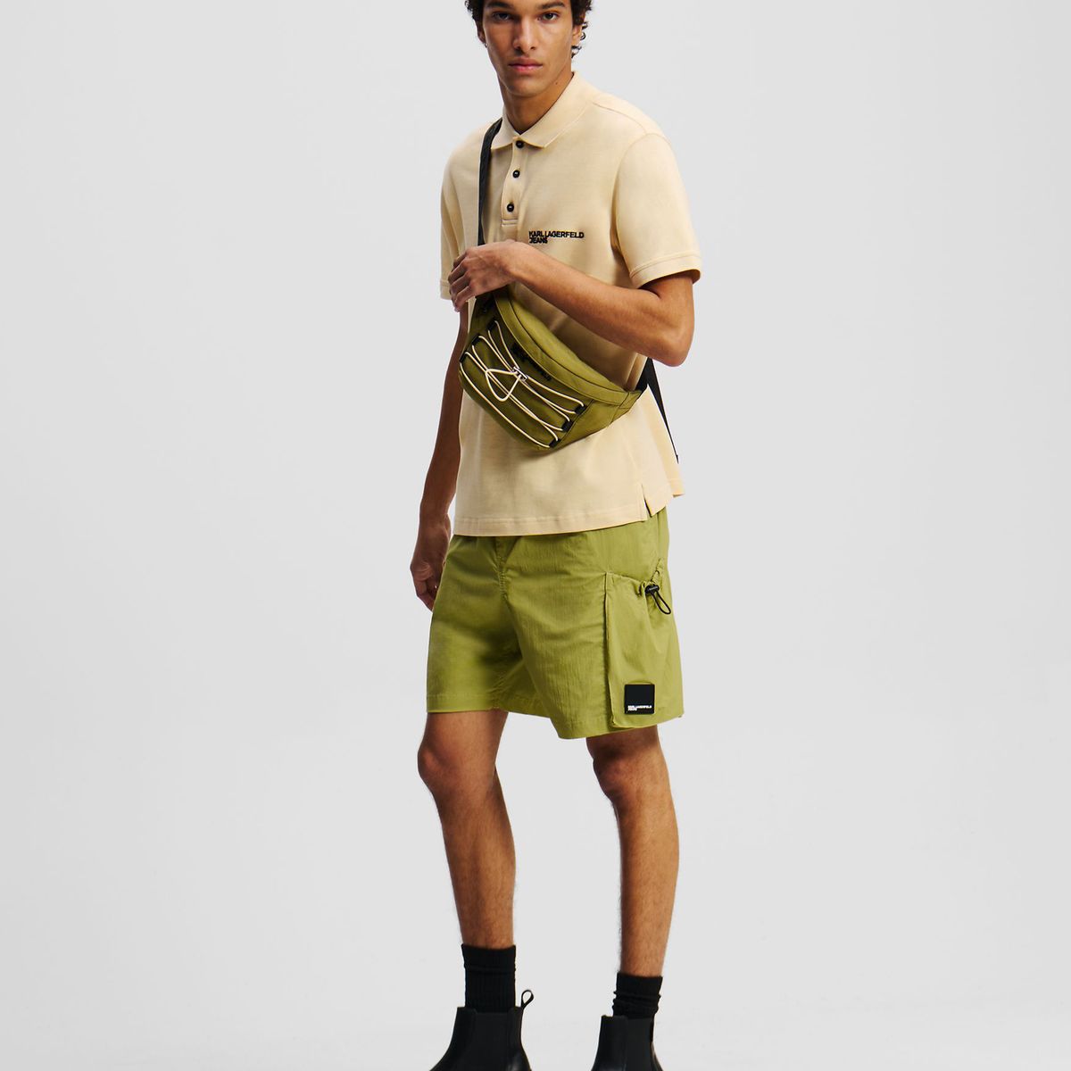 KARL LAGERFELD - Polo regular con logotipo