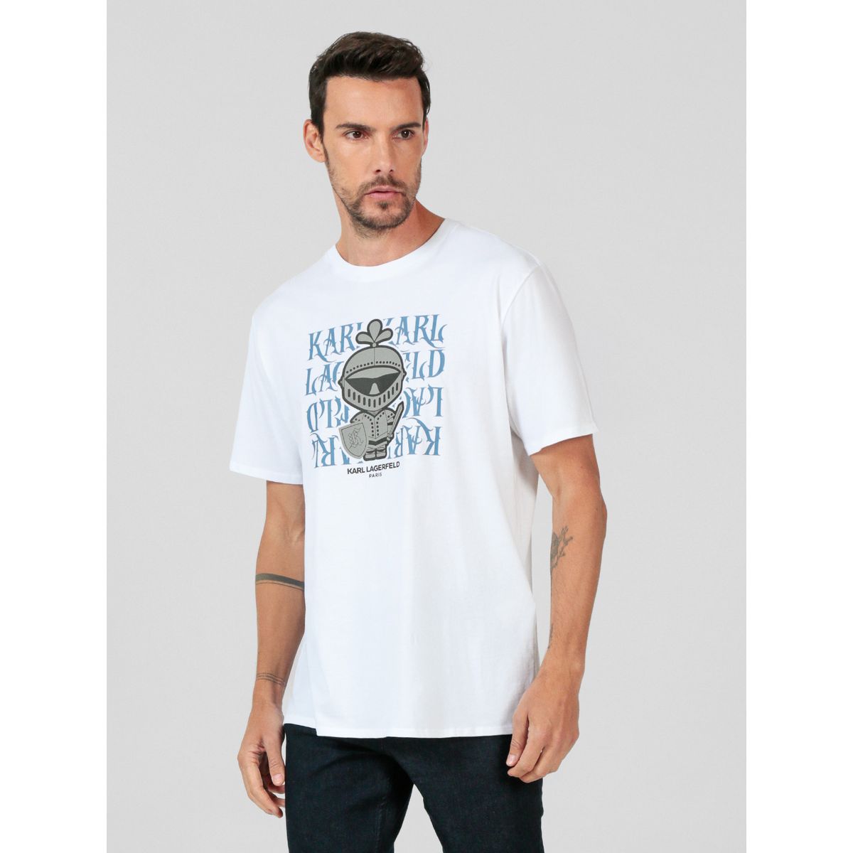 KARL LAGERFELD - Polera Karl Armour con logo