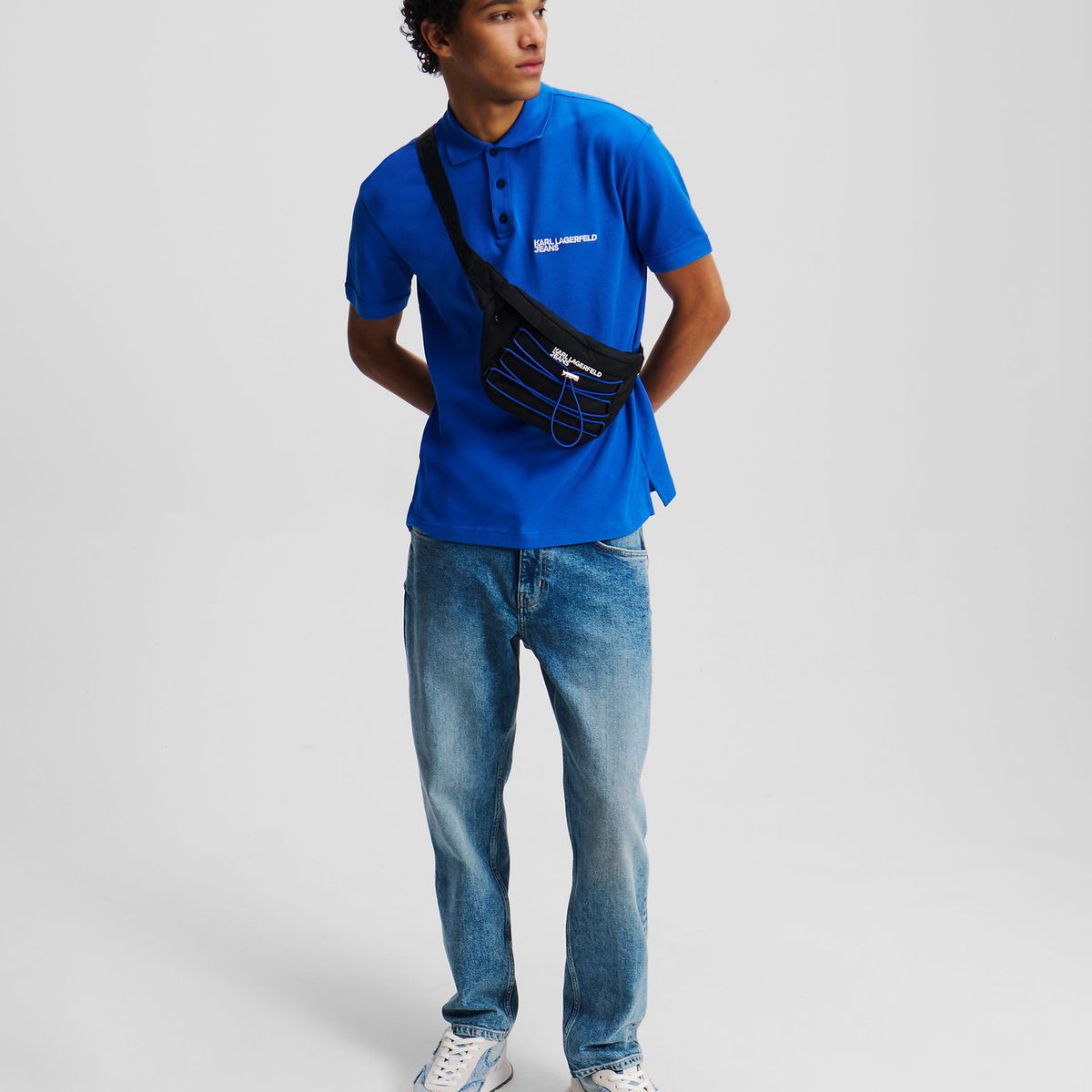 KARL LAGERFELD - Polo regular con logotipo