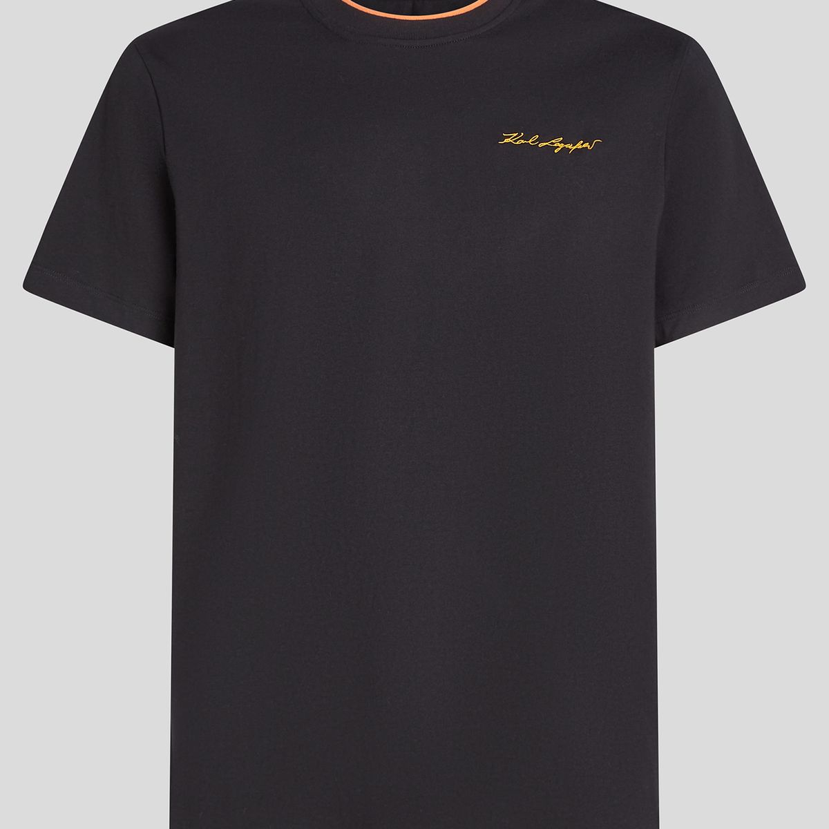 KARL LAGERFELD - Polera con detalles en contraste