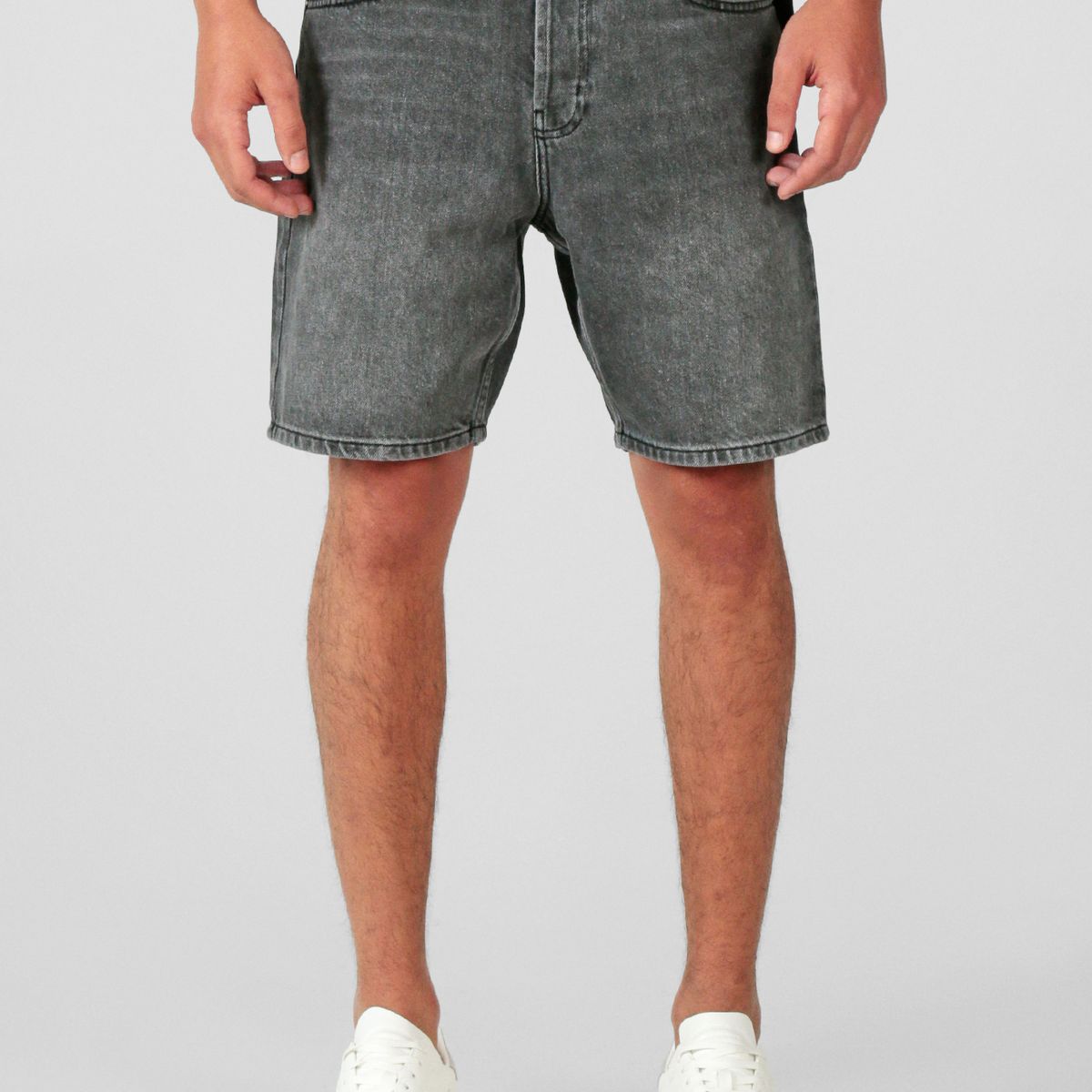 KARL LAGERFELD - Short relaxed denim