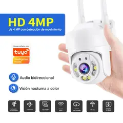 ESCAM - Cámara Seguridad Exterior WiFi 4MP PTZ Detección Humana IA TY114