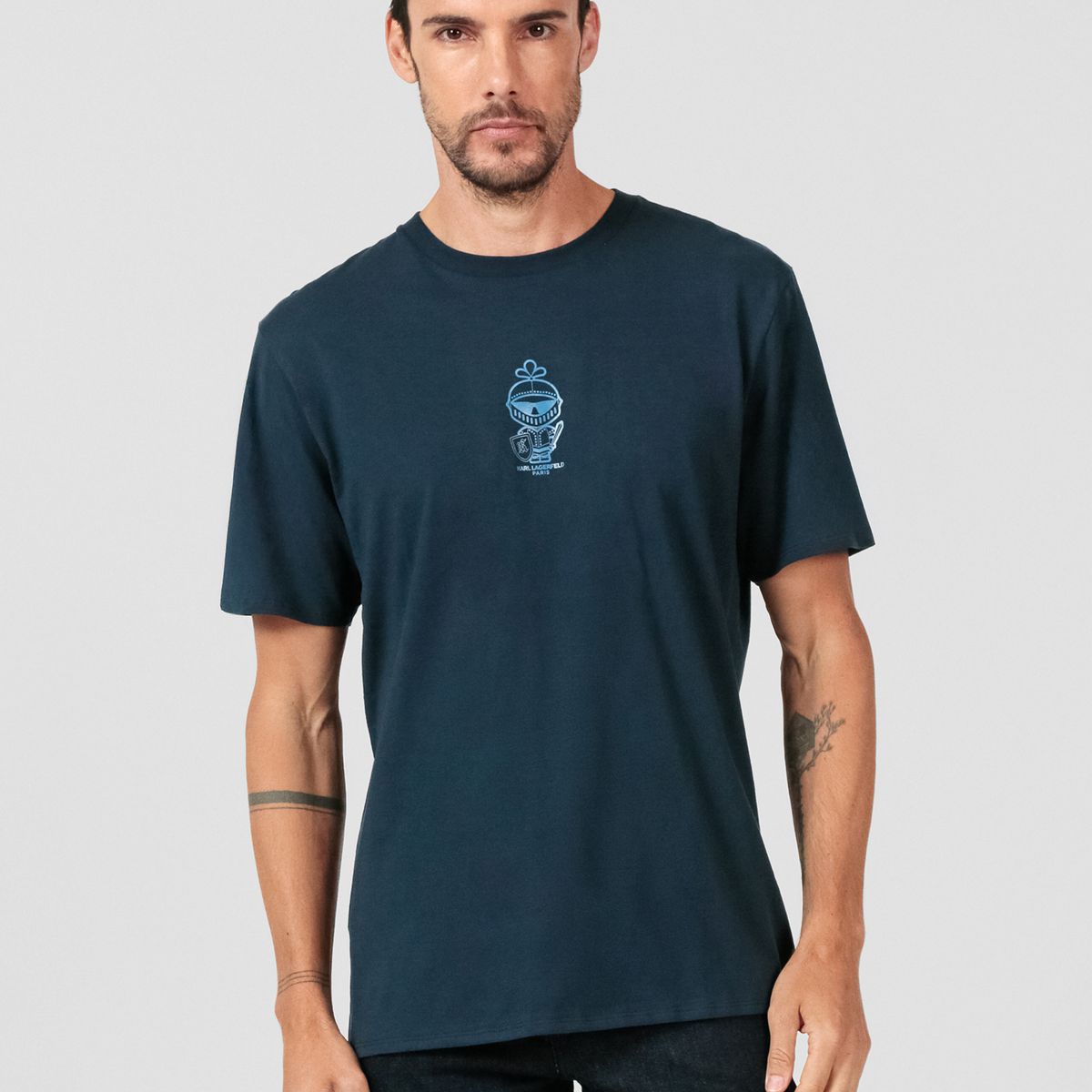 KARL LAGERFELD - Polera con logo Karl Amour