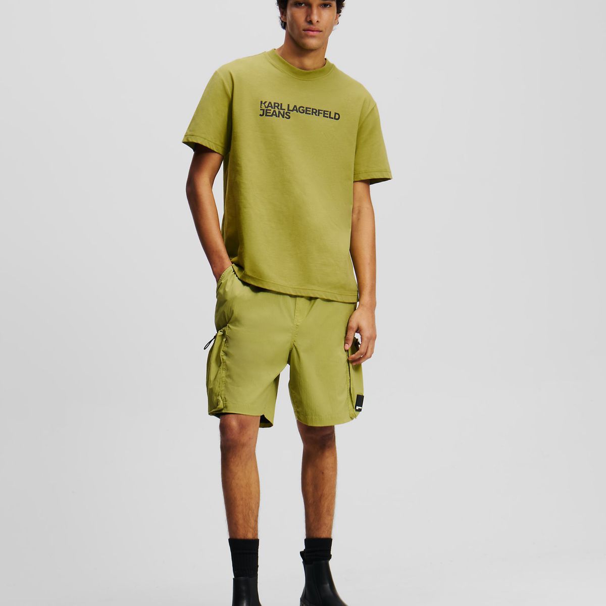 KARL LAGERFELD - Polera regular essential