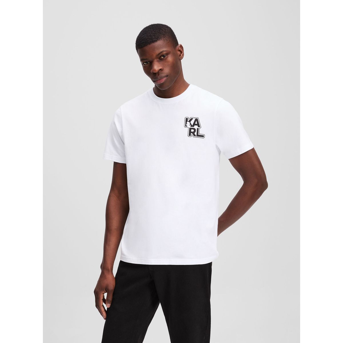 KARL LAGERFELD - Polera con logotipo