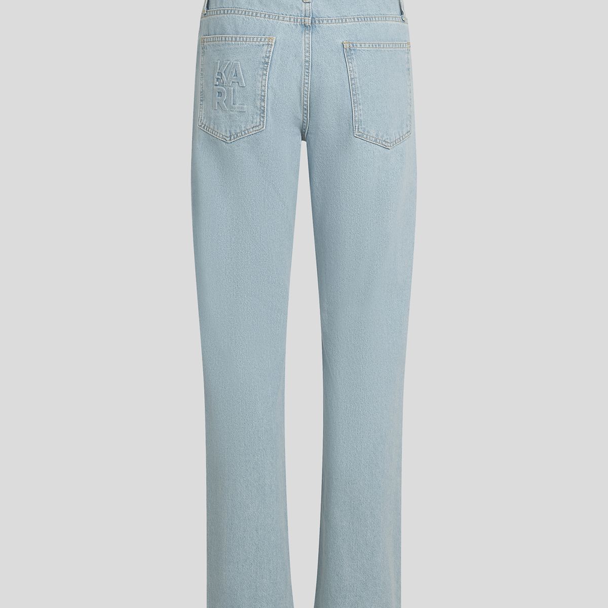 KARL LAGERFELD - Jeans straight con logo