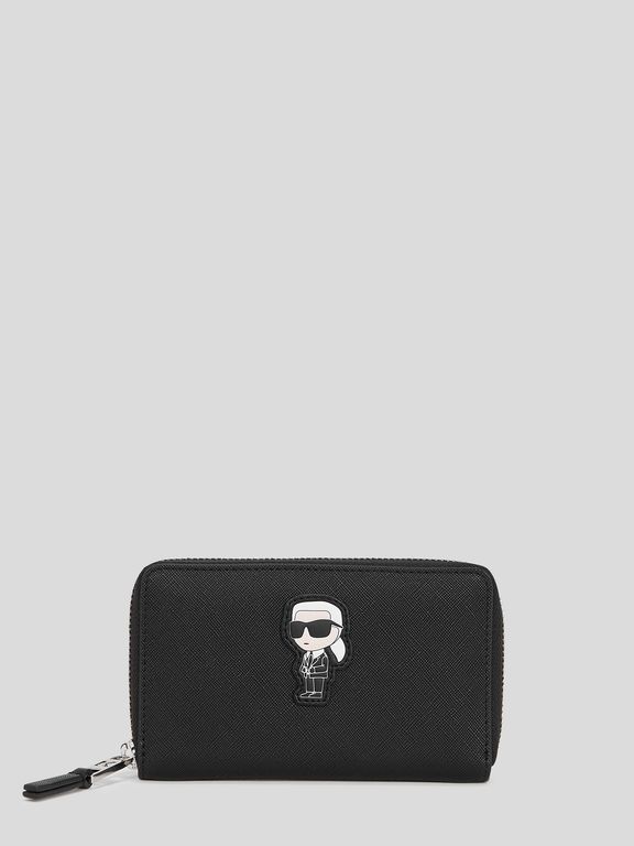 Billetera con Ikon Negro Negro TALLA UNICA