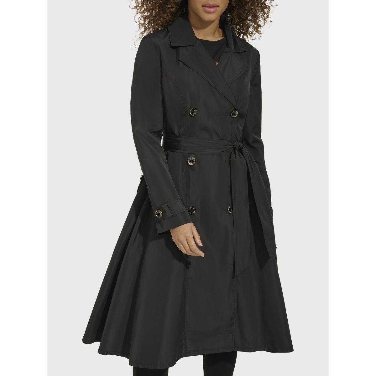 KARL LAGERFELD - Chaqueta larga con pliegues