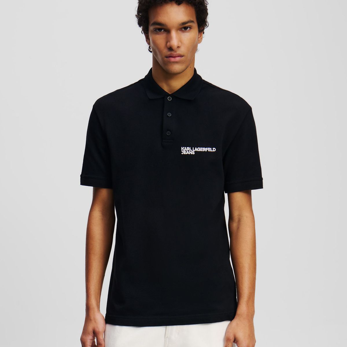 KARL LAGERFELD - Polo regular con logotipo