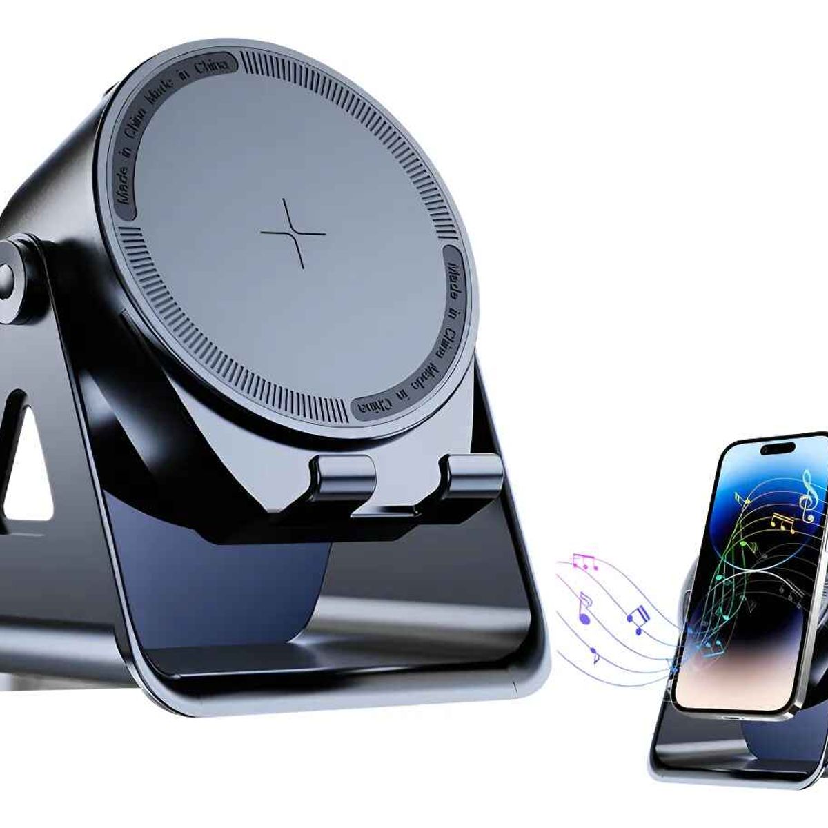 GENERICO - Altavoz Bluetooth Con Inducción Automática Altavoz 360°