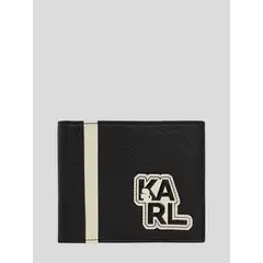 KARL LAGERFELD - Billetera con parche de KARL
