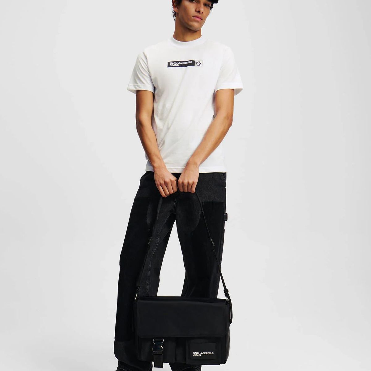 KARL LAGERFELD - Polera slim graphic