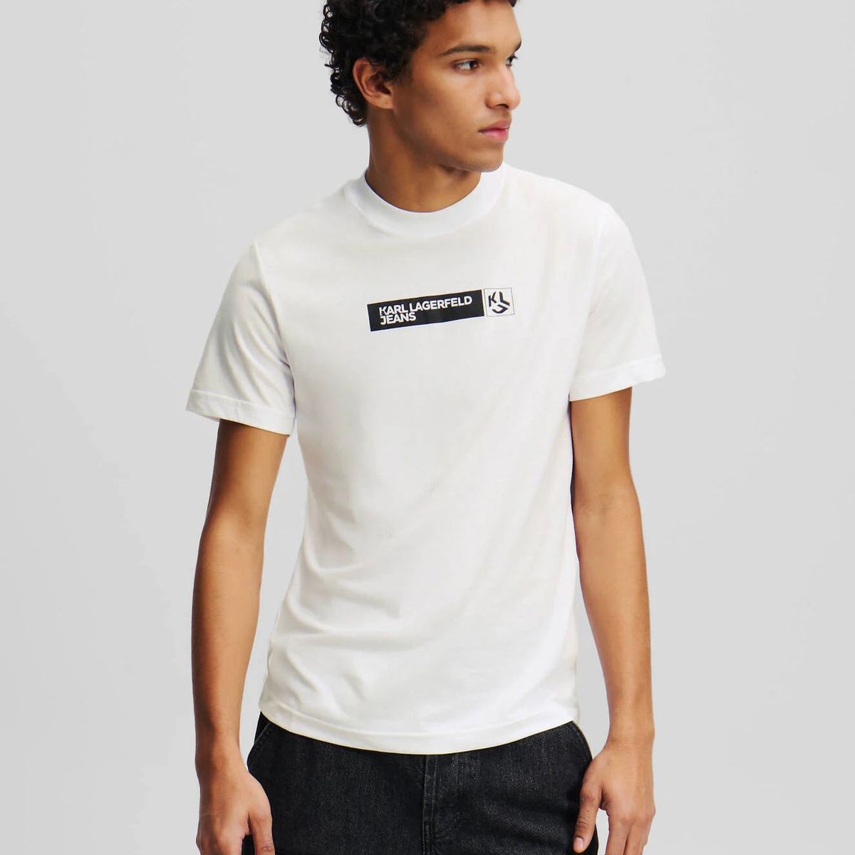 KARL LAGERFELD - Polera slim graphic