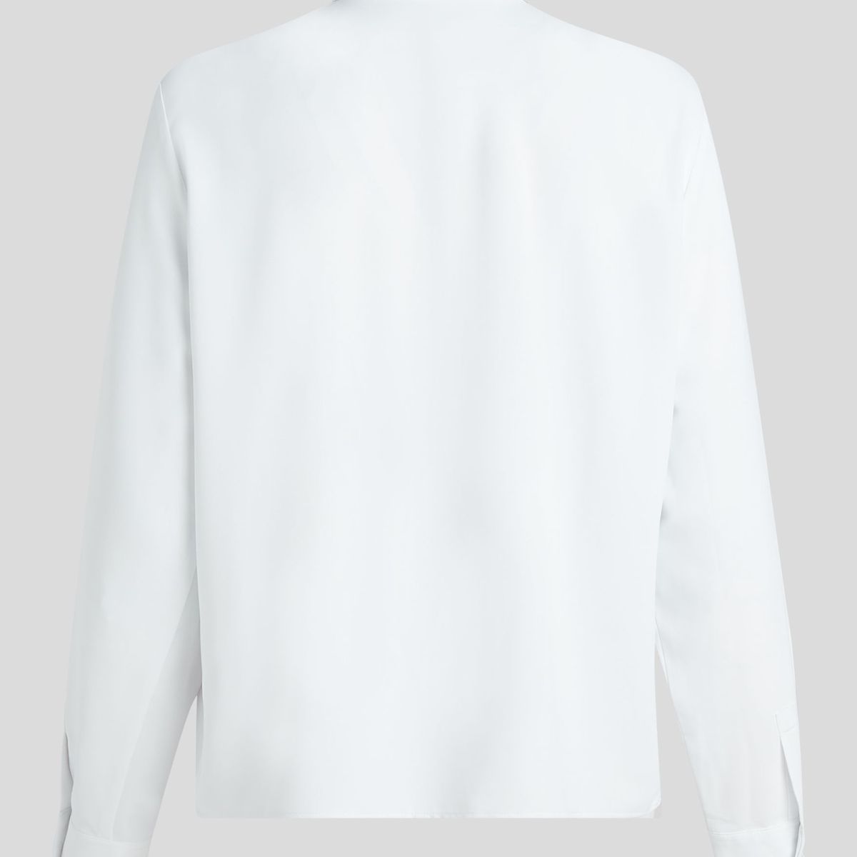 KARL LAGERFELD - Blusa manga larga con detalles de pliegue