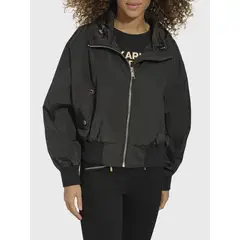 KARL LAGERFELD - Chaqueta bomber y cuello con logo