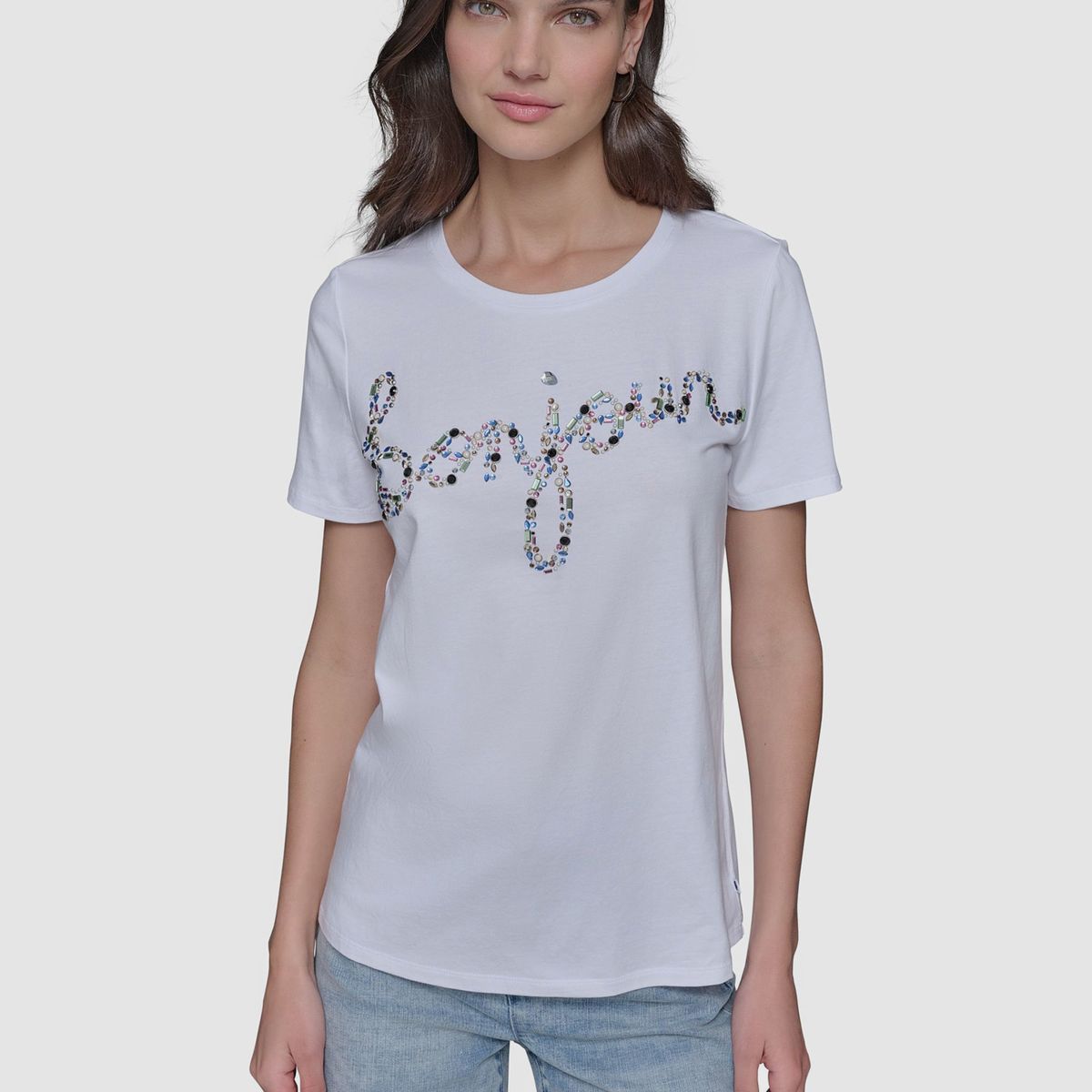 KARL LAGERFELD - Polera con estampado gráfico bonjour