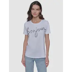 KARL LAGERFELD - Polera con estampado gráfico bonjour