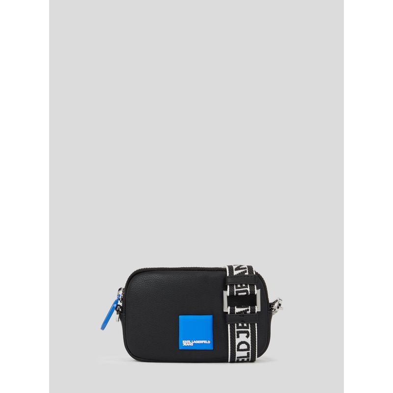 KARL LAGERFELD - Cartera cruzada con logo en caja