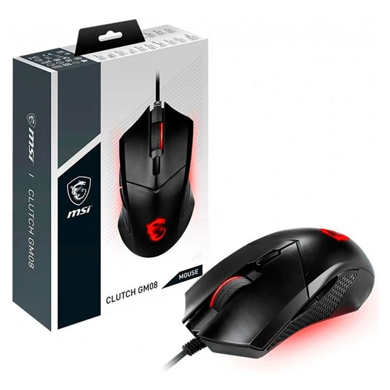 MSI - Mouse Gamer MSI Clutch GM08 4200 DPI