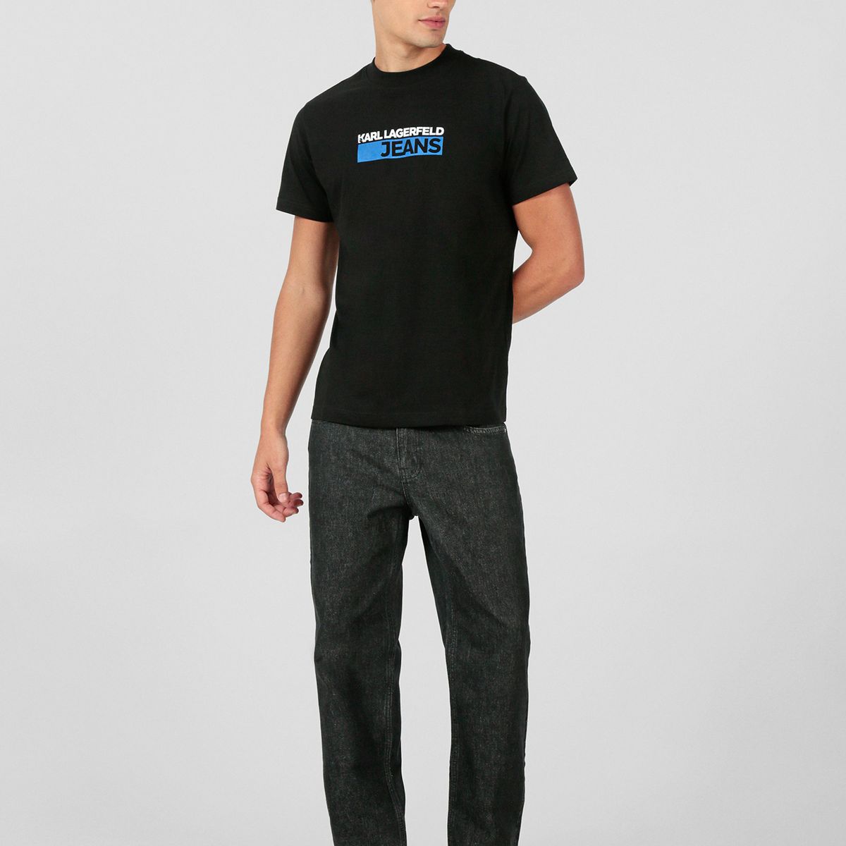 KARL LAGERFELD - Polera slim con logo