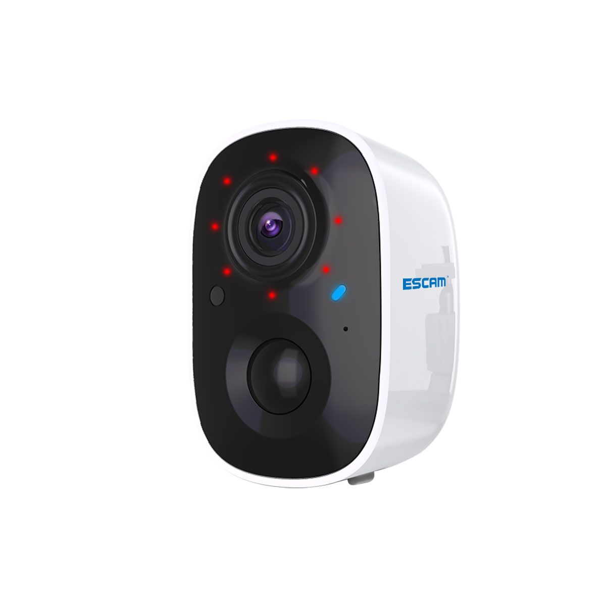 ESCAM - ESCAM G14 Cámara Exterior WiFi IP65 3MP 1080p Batería 5200mAh H265