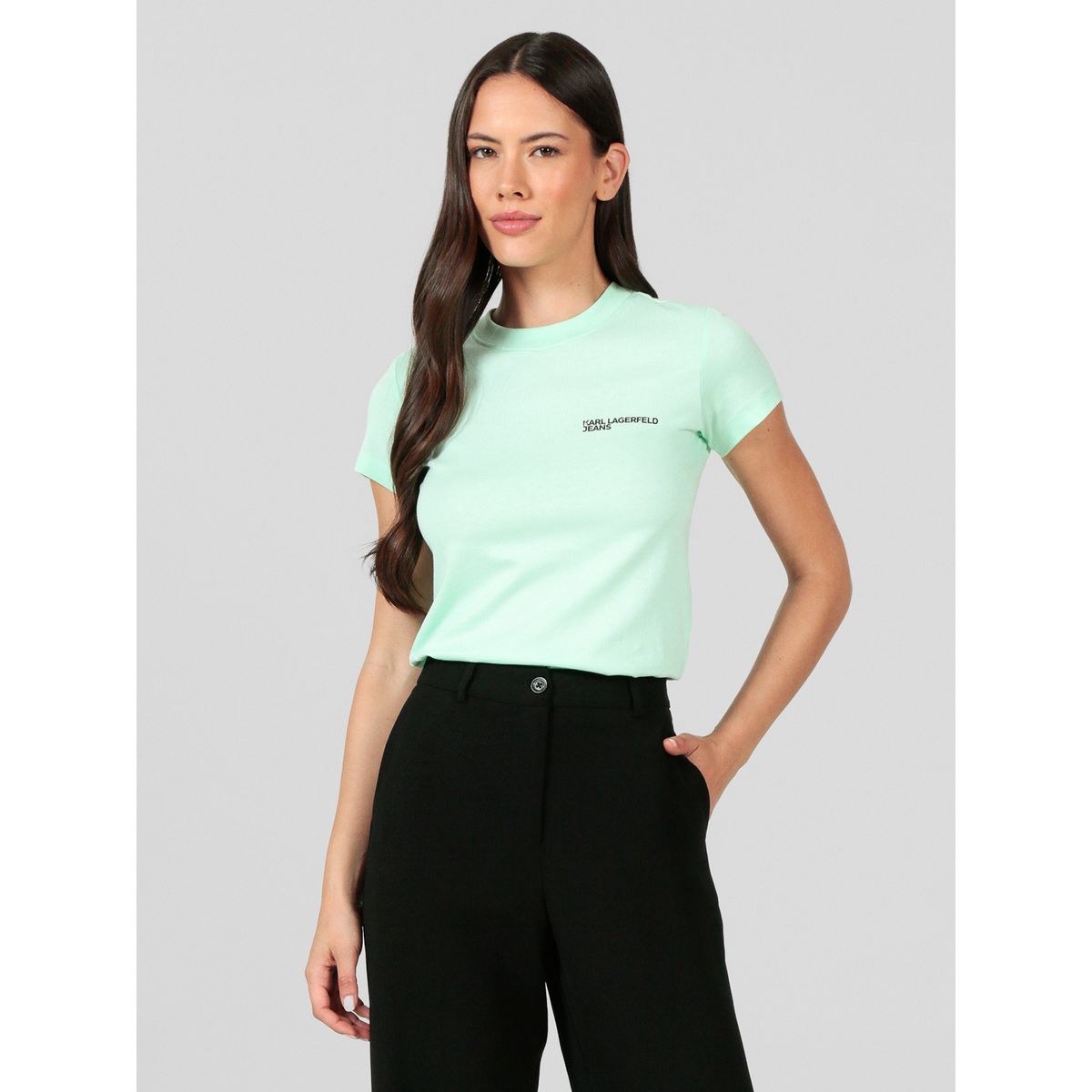 KARL LAGERFELD - Polera slim con logotipo