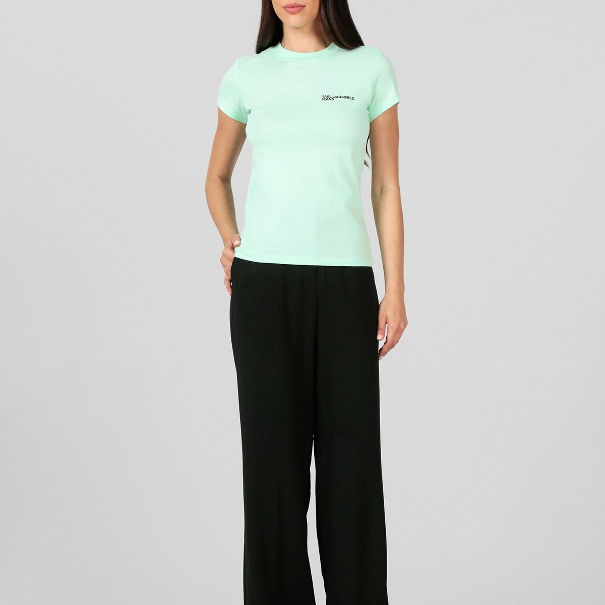 KARL LAGERFELD - Polera slim con logotipo