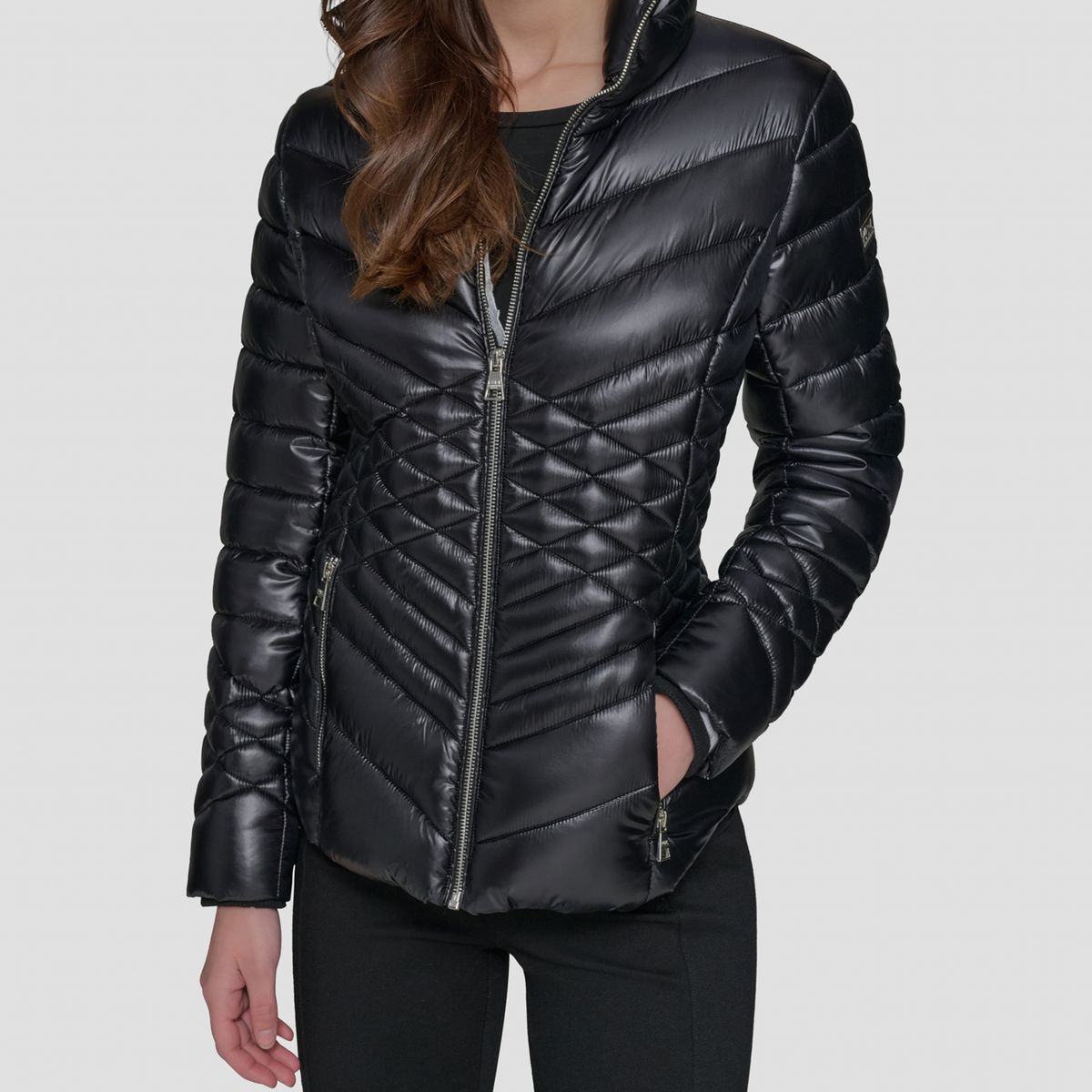 KARL LAGERFELD - Chaqueta puffer con cuello alto