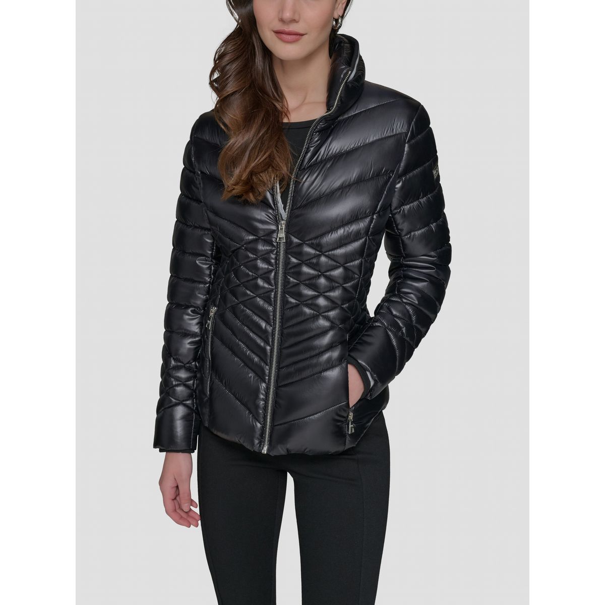 KARL LAGERFELD - Chaqueta puffer con cuello alto