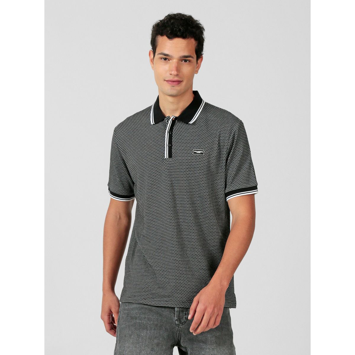 KARL LAGERFELD - Polo deportivo texturizado