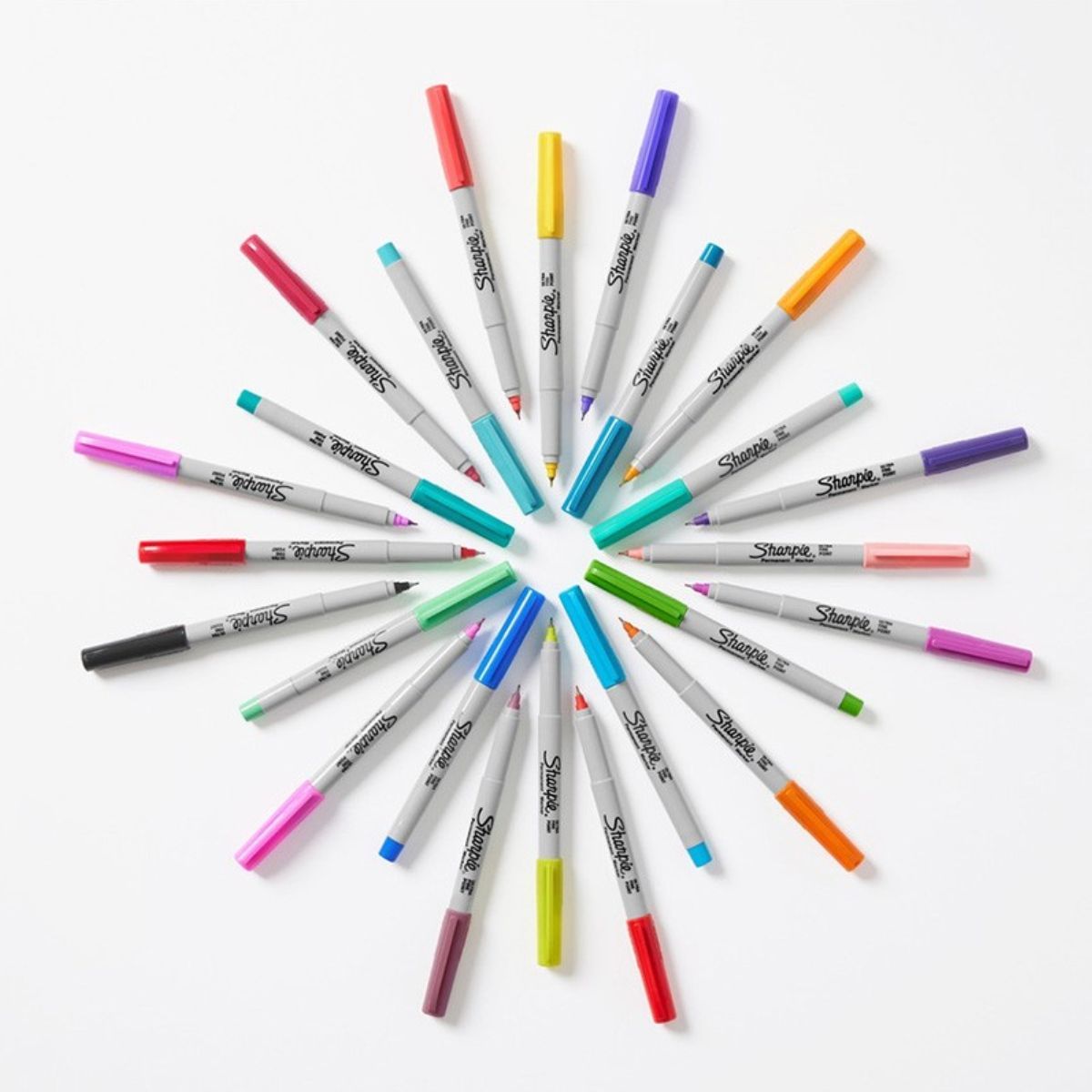SHARPIE - Set 24 Marcadores Permanentes Sharpie Glam Pop Colores