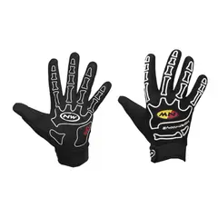 360 - Guantes Ciclismo Northwave® Skeleton Full Blackwhite