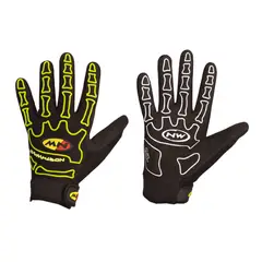 360 - Guantes Ciclismo Northwave® Skeleton Full Blackyellow