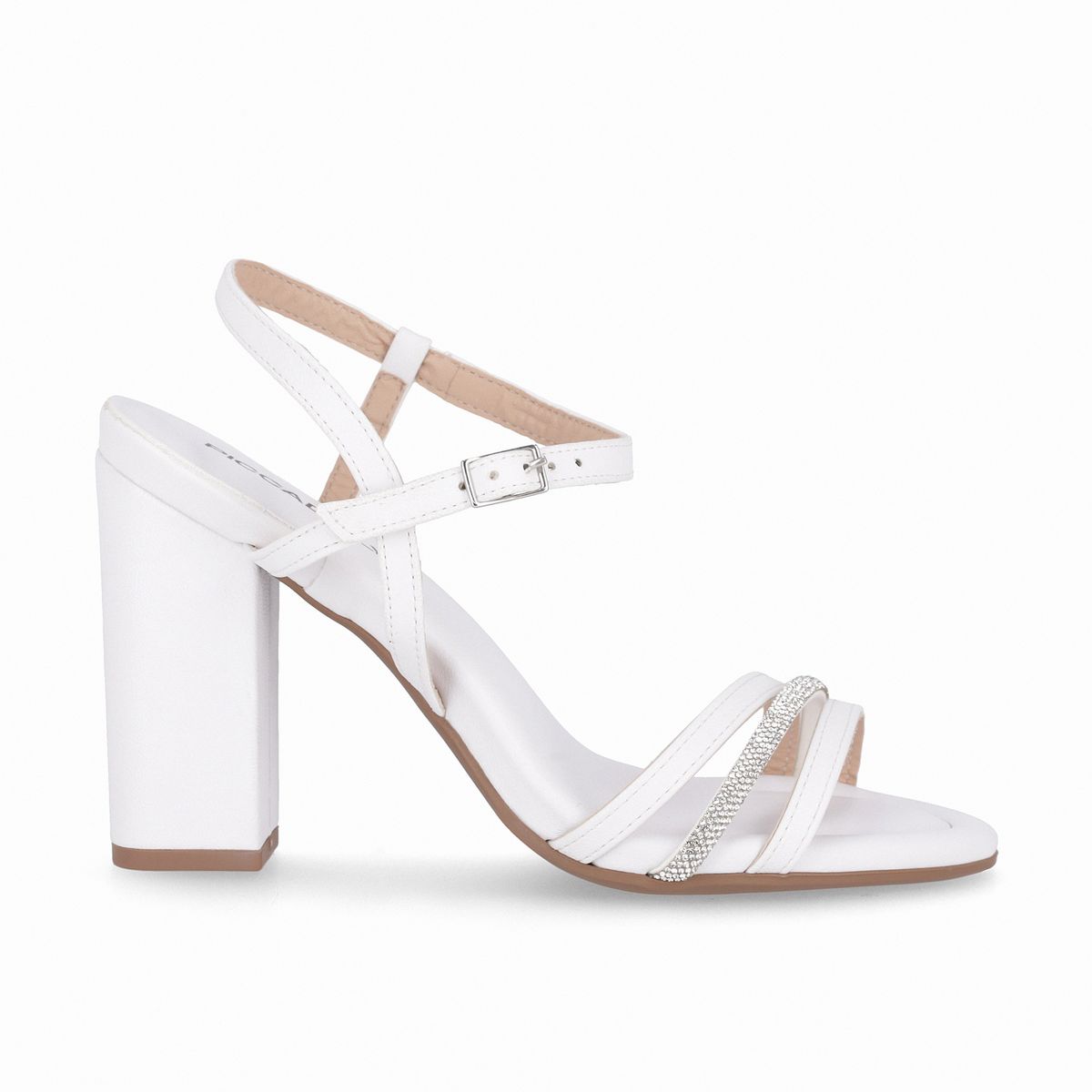 PICCADILLY - Sandalia Mujer Blanco/Strass Rafa Piccadilly