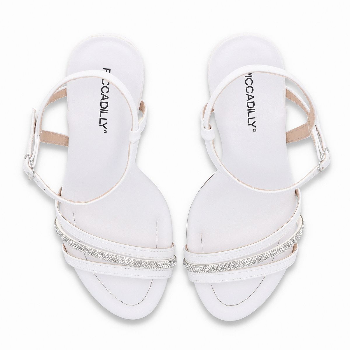 PICCADILLY - Sandalia Mujer Blanco/Strass Rafa Piccadilly