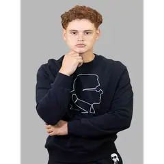 KARL LAGERFELD - Polerón con perfil de KARL