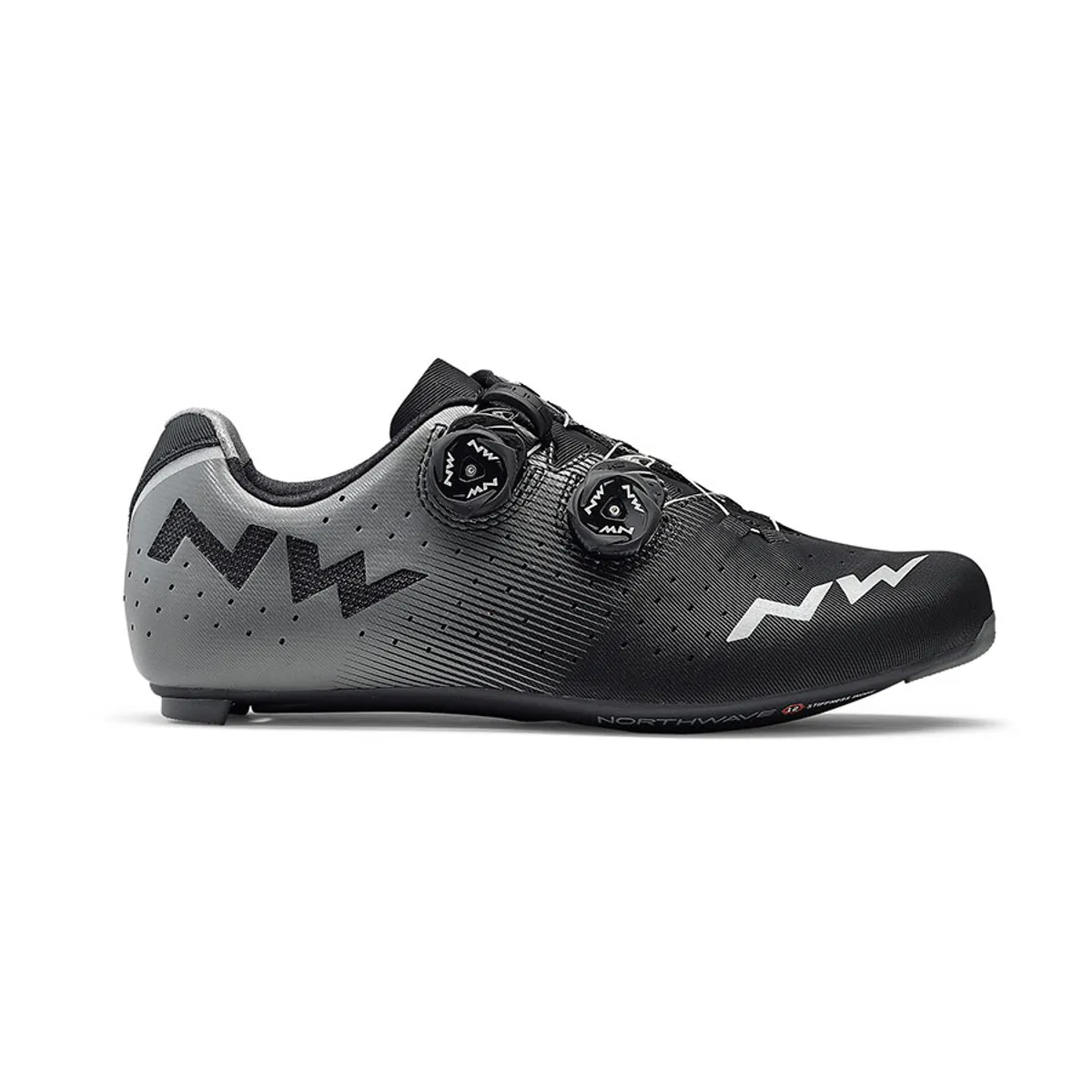 360 - Zapatillas Ciclismo Ruta Northwave® Revolution Morph Carbon Black