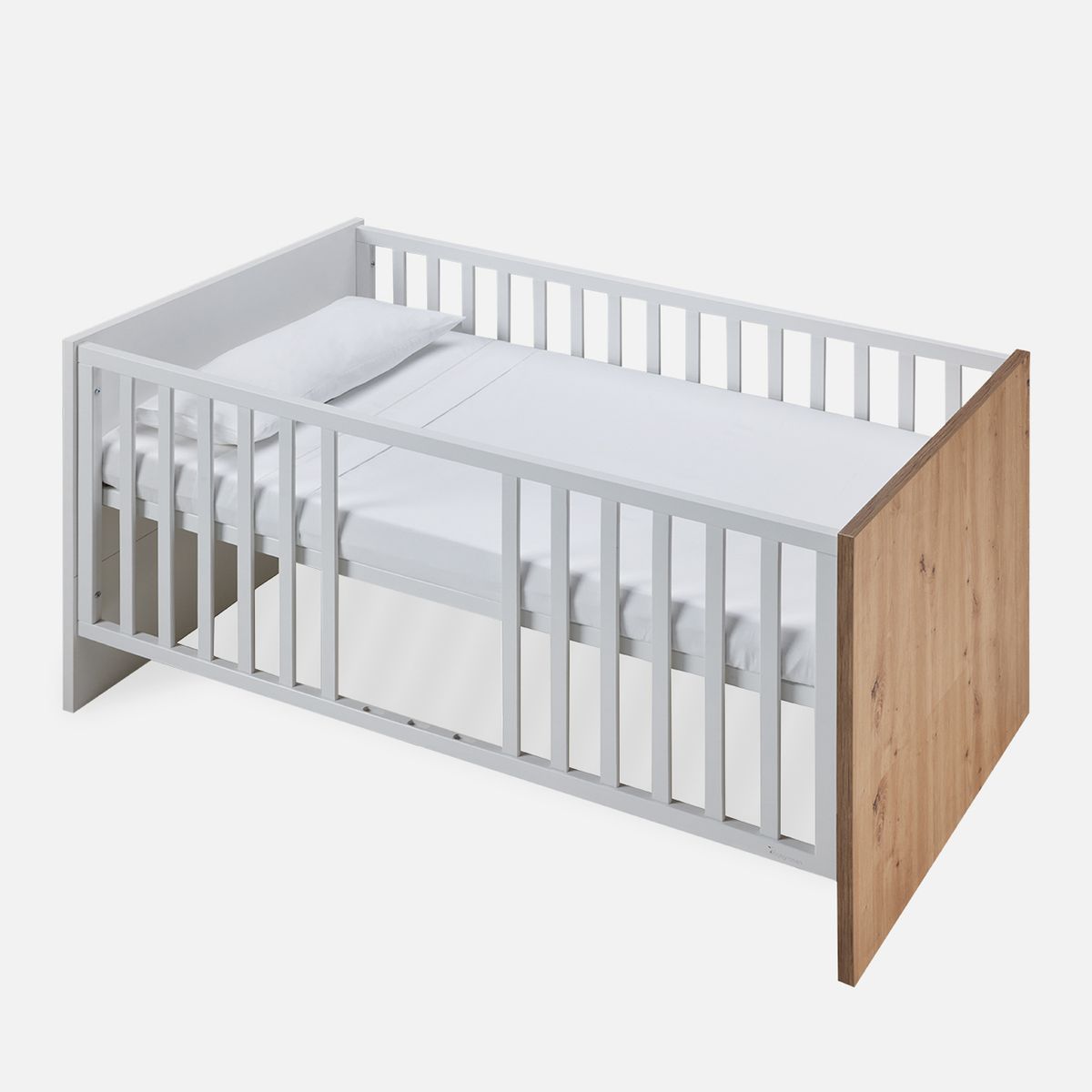 BABYROSEN - Set Sábanas Cuna Algodón Ribete Blanco