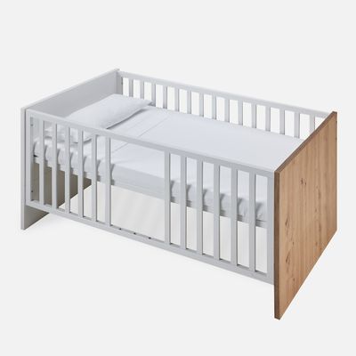 Imagen 2 del producto Set Sábana Cuna Algodón Ribete Rosa