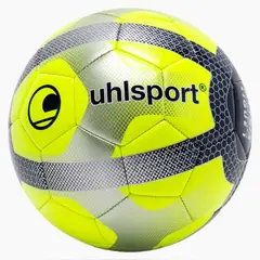 UHLSPORT - Pelota Futbol Elysia Replica Amarillo FluorAzúlPlata N°5