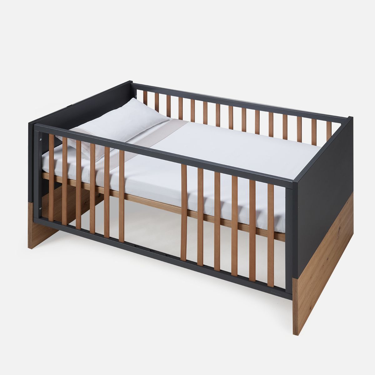 BABYROSEN - Set Sábanas Cuna Algodón Deshilado Beige