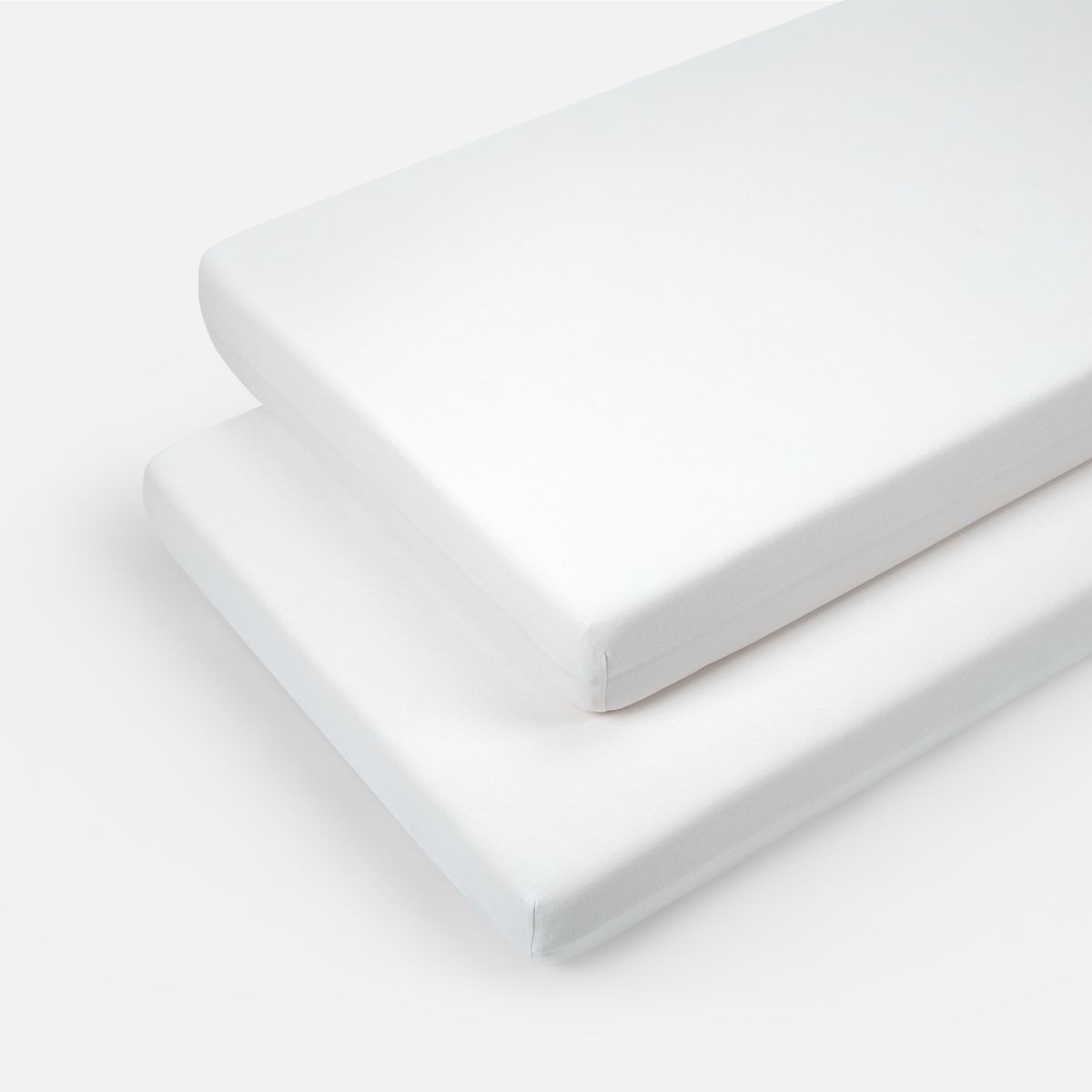 BABYROSEN - Set 2 Bajeras Cuna Bambú Blanco