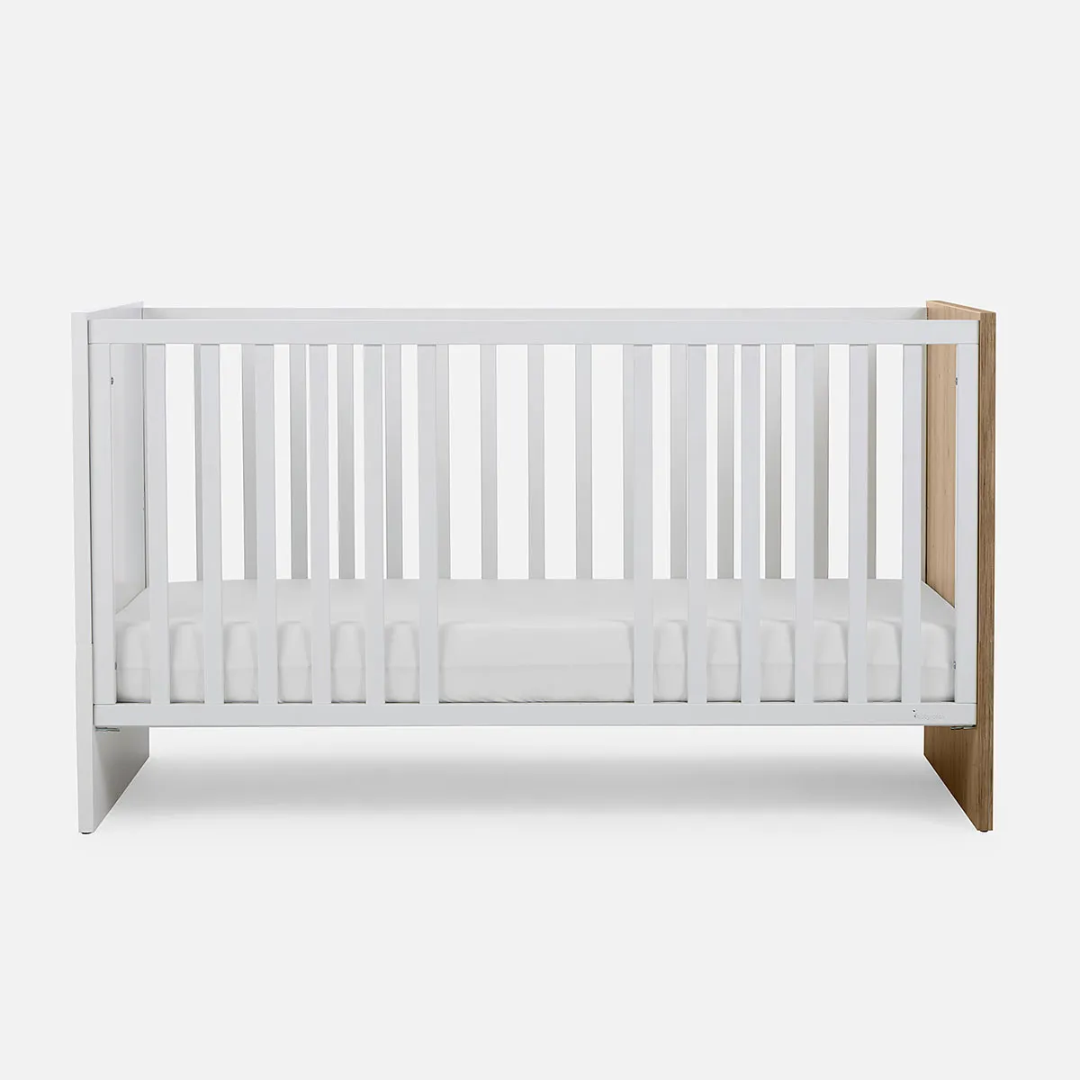 BABYROSEN - Set 2 Bajeras Cuna Bambú Blanco