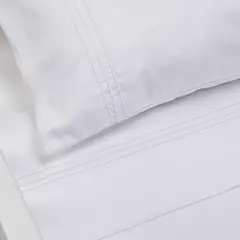 BABYROSEN - Set Sábanas Cuna Algodón Egipcio Blanco