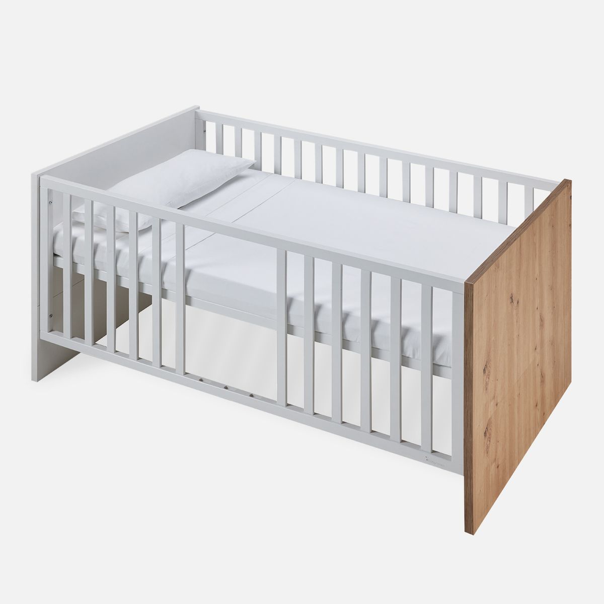 BABYROSEN - Set Sábanas Cuna Algodón Egipcio Blanco